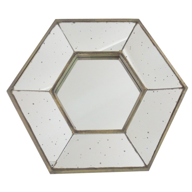 Artekko Dorthea MDF Πολυγωνικός Καθρέπτης Τοίχου