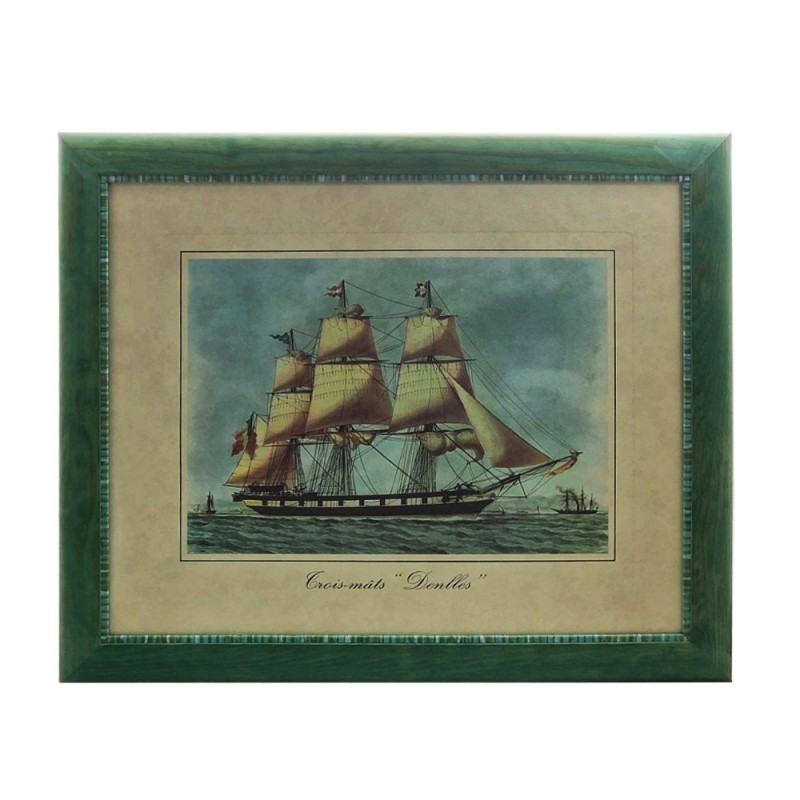 Artekko Artwork Trois-Mats Phoceen Κάδρο η Γαλέρα του Ναπολέοντα 2 pcs (58x48x2)cm