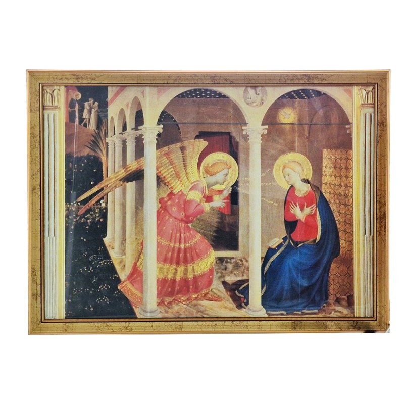 Artekko Κάδρο Αναπαράσταση Ευαγγελισμός της Θεοτόκου (76x56x2)cm