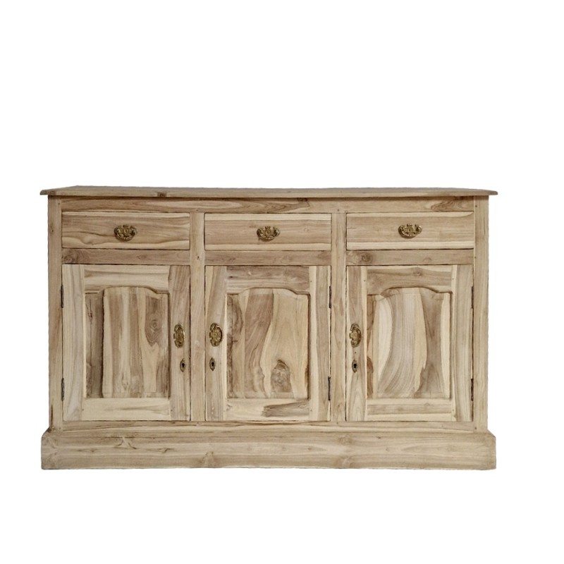 Artekko Munggur Ξύλινος Μπουφές σε Ανοιχτό Καφέ (150x45x90)cm