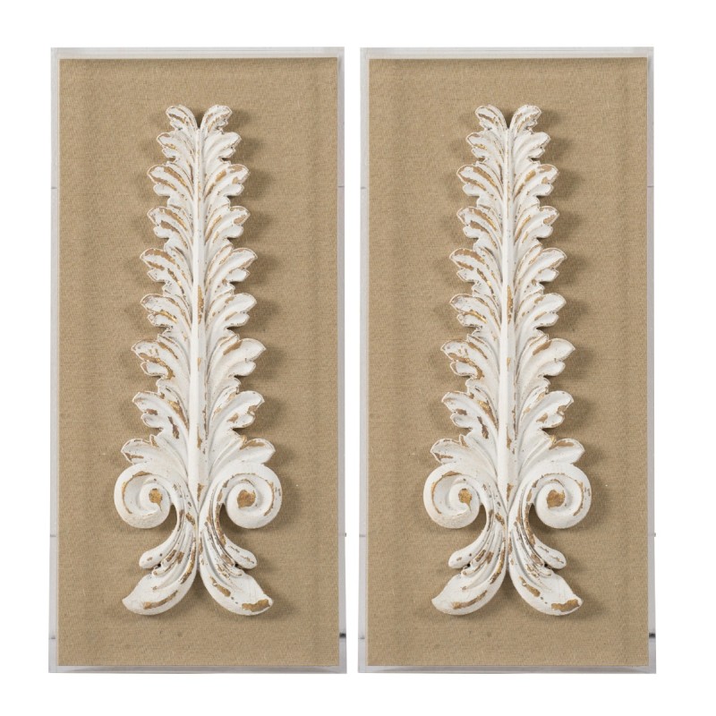 Artekko Yiorrok Ανάγλυφο Διακοσμητικό Τοίχου από MDF και Μαγνήσιο (34x3.8x70)cm 2pcs