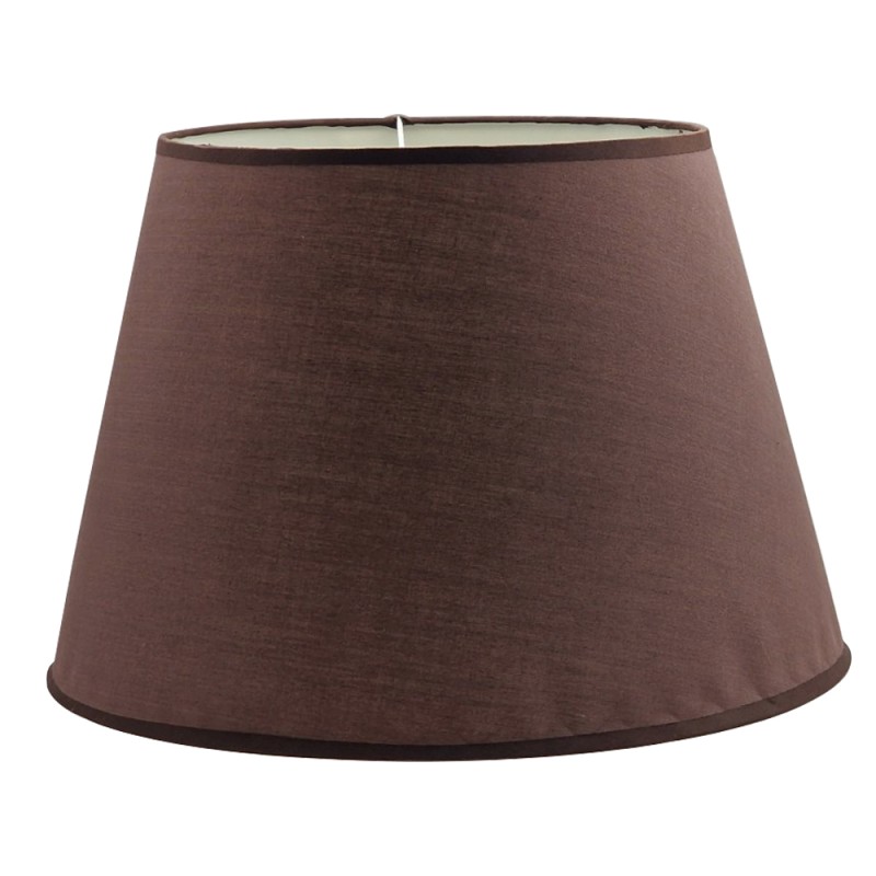 Artekko Camille Υφασμάτινο Καφέ  Καπέλο Φωτιστικού E27 (29x43x30)cm