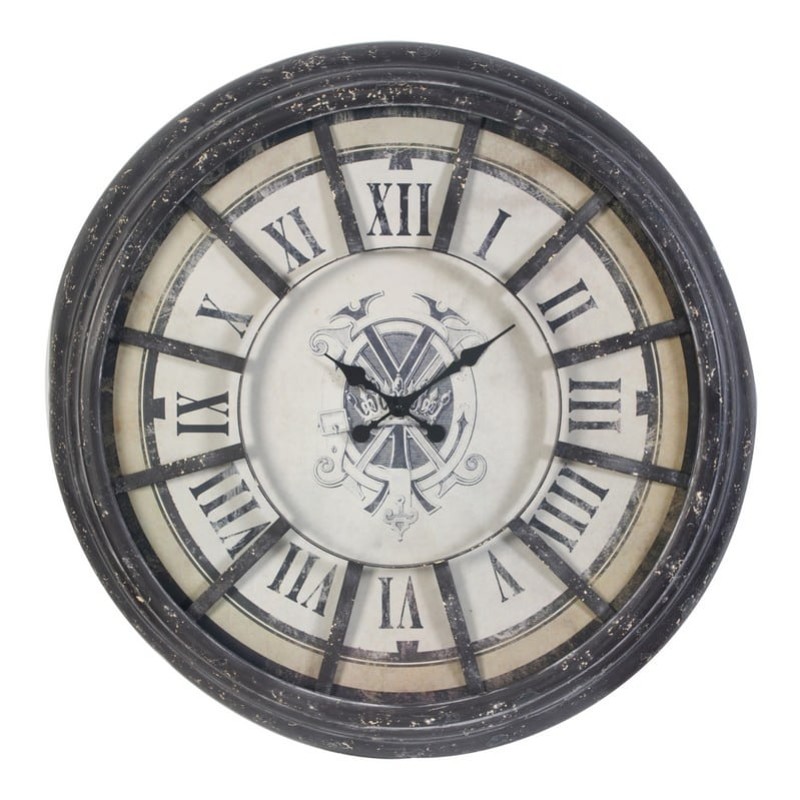 Artekko Claef Μεταλλικό ρολόι τοίχου 93cm