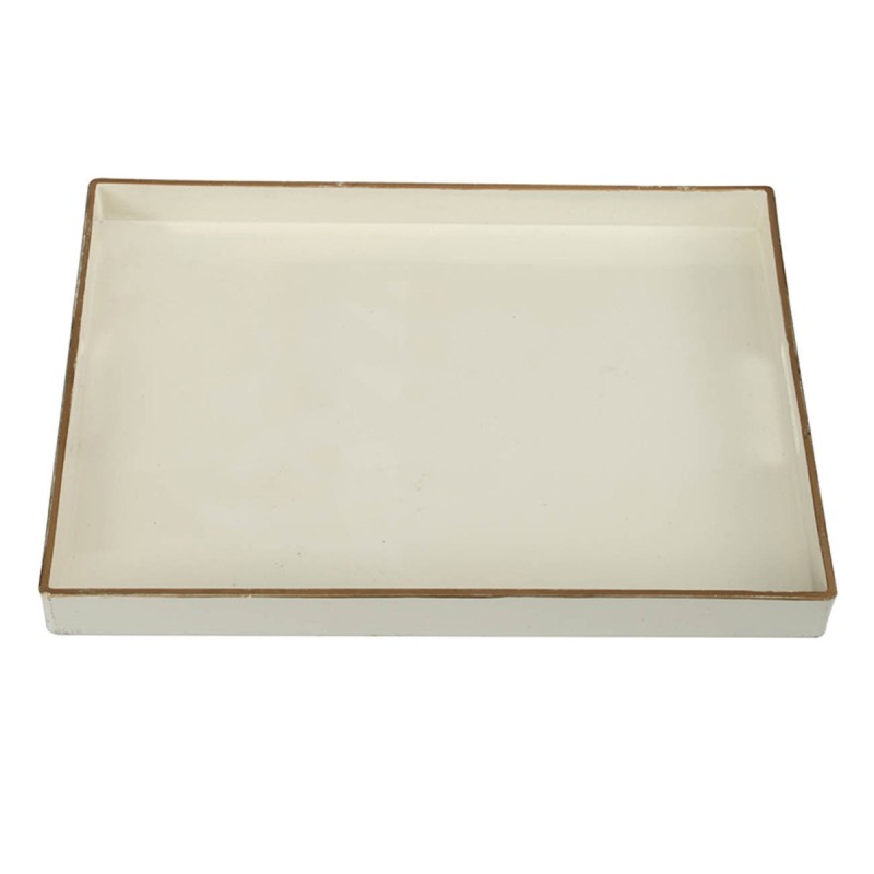 Artekko Tray Λευκός Πλαστικός Δίσκος Σερβιρίσματος (48x35.5x4)cm