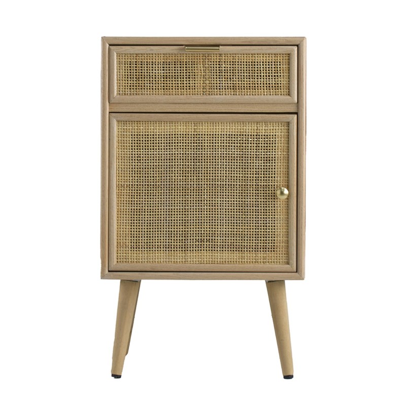 Artekko Cons Κομοδίνο MDF Ψάθα Φυσική Απόχρωση (42x34.5x71)cm