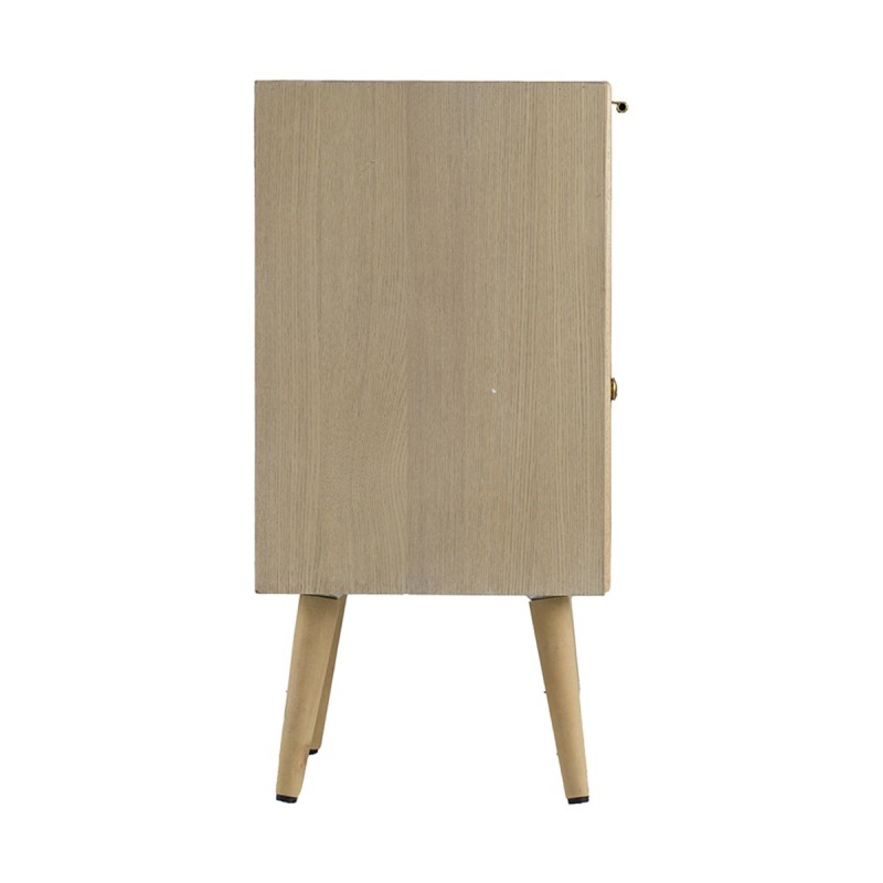 Artekko Cons Κομοδίνο MDF Ψάθα Φυσική Απόχρωση (42x34.5x71)cm