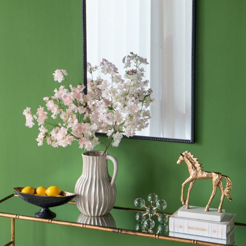 Artekko Akali Διακοσμητικό Βάζο Δοχείο Κεραμικό Μπεζ (23.5x20.5x30.5)cm