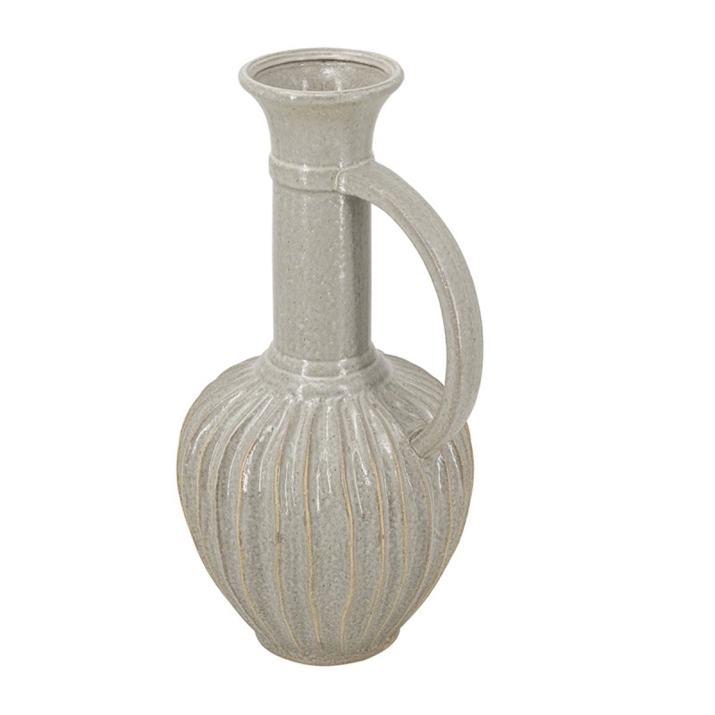 Artekko Akali Διακοσμητικό Βάζο Δοχείο Κεραμικό Μπεζ (27x23.5x48)cm