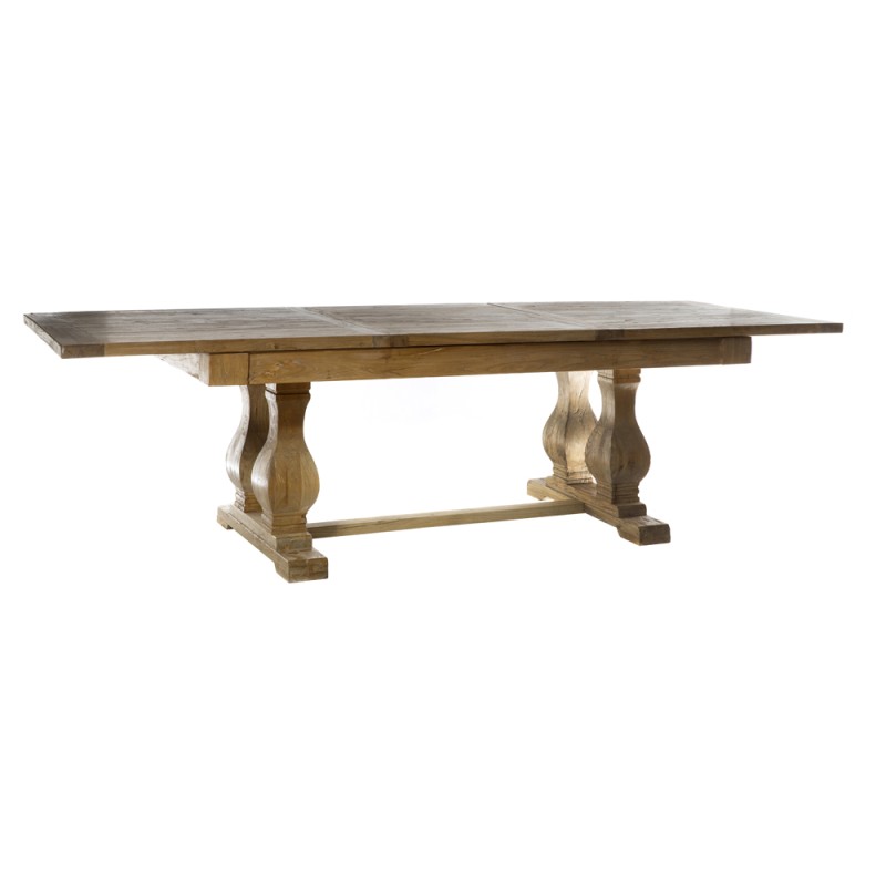 Artekko Τραπέζι τραπεζαρίας ανοιγόμενο από ξύλο μασίφ (200/280x100x78)cm