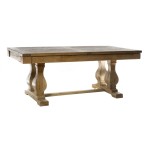 Artekko Τραπέζι τραπεζαρίας ανοιγόμενο από ξύλο μασίφ (200/280x100x78)cm