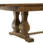 Artekko Τραπέζι τραπεζαρίας ανοιγόμενο από ξύλο μασίφ (200/280x100x78)cm