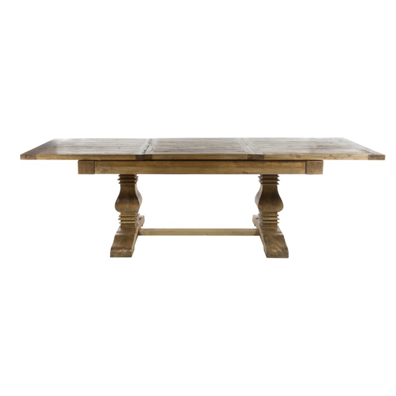 Artekko Τραπέζι τραπεζαρίας ανοιγόμενο από ξύλο μασίφ (180/260x100x78)cm