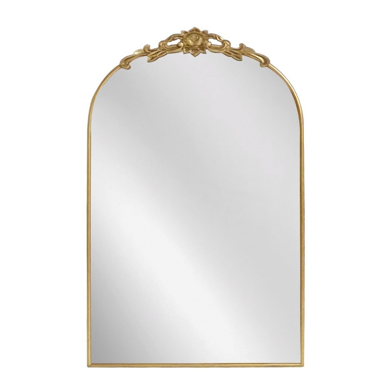 Artekko Dia Χρυσό Μεταλλικός Καθρέπτης Τοίχου (50.5x4x80.5)cm