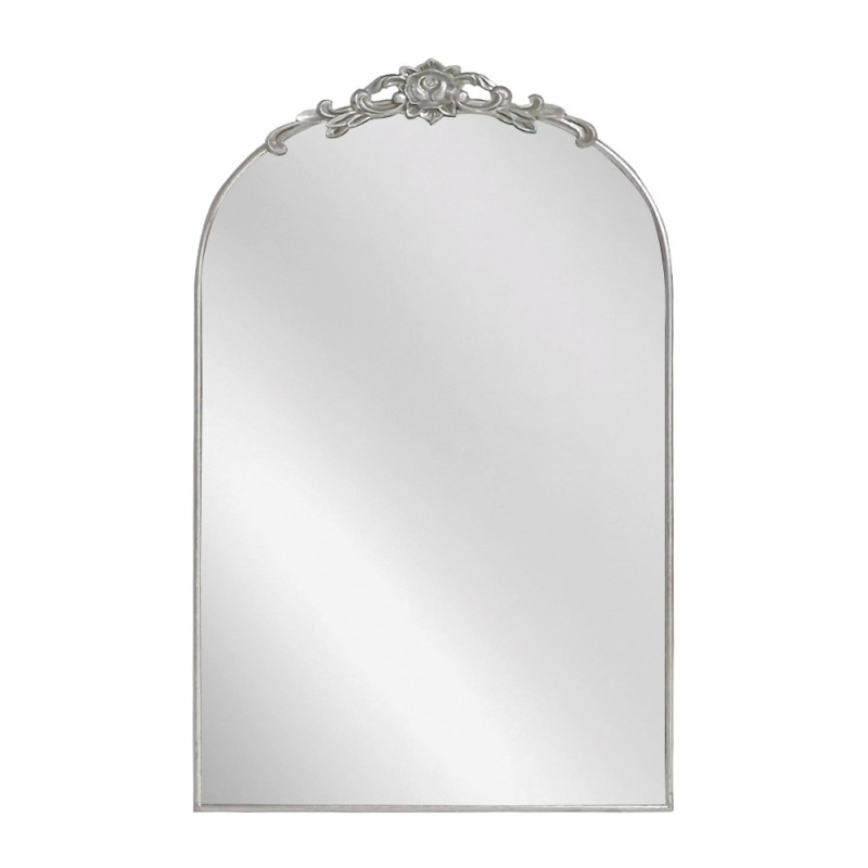 Artekko Dia Ασημί Μεταλλικός Καθρέπτης Τοίχου (50.5x4x80.5)cm