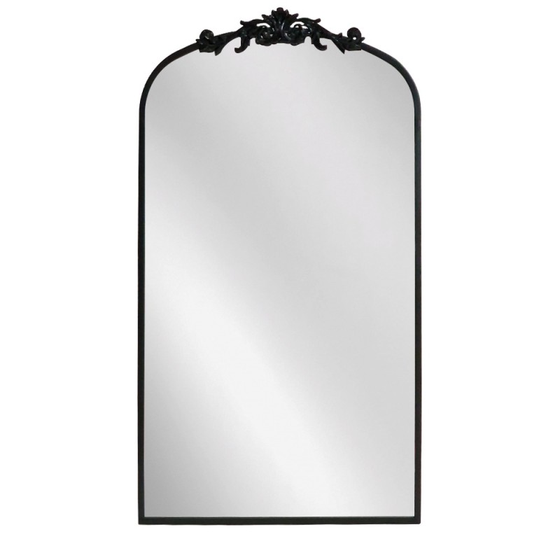 Artekko Dia Μαύρος Μεταλλικός Καθρέπτης Τοίχου (60x3x110)cm