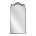 Artekko Dia Ασημί Μεταλλικός Καθρέπτης Τοίχου (60x3x110)cm