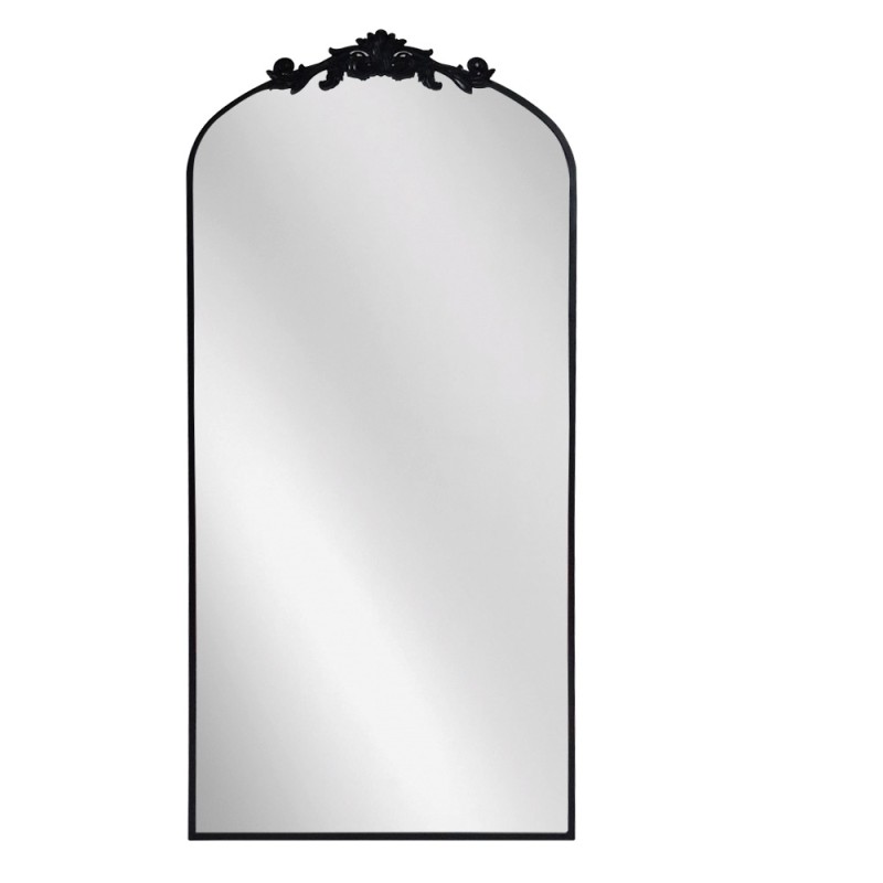 Artekko Dia Μαύρος Μεταλλικός Καθρέπτης Τοίχου (75x3x160)cm