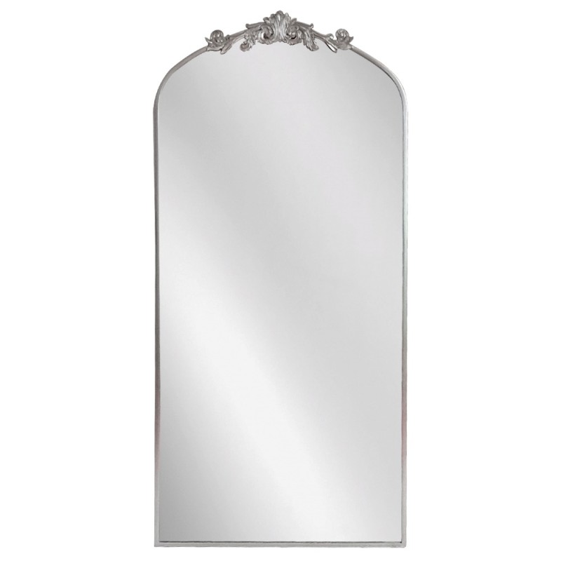 Artekko Dia Ασημί Μεταλλικός Καθρέπτης Τοίχου (75x3x160)cm