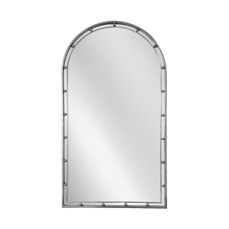 Artekko Dia Ασημί Μεταλλικός Καθρέπτης Τοίχου (50x3.5x90)cm