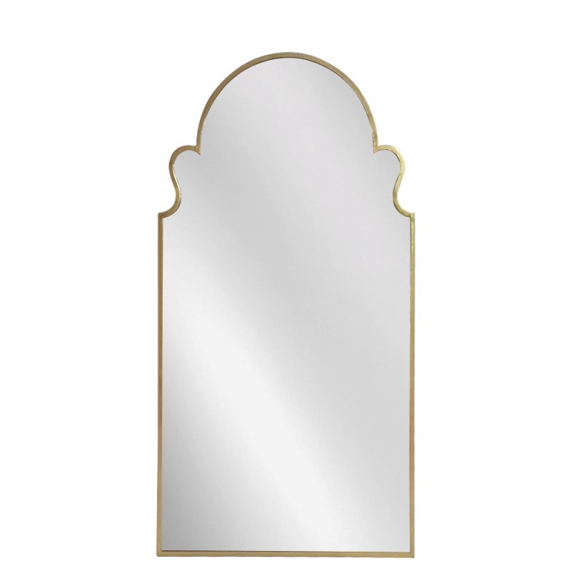 Artekko Dia Χρυσός Μεταλλικός Καθρέπτης Τοίχου (70x2.5x130)cm