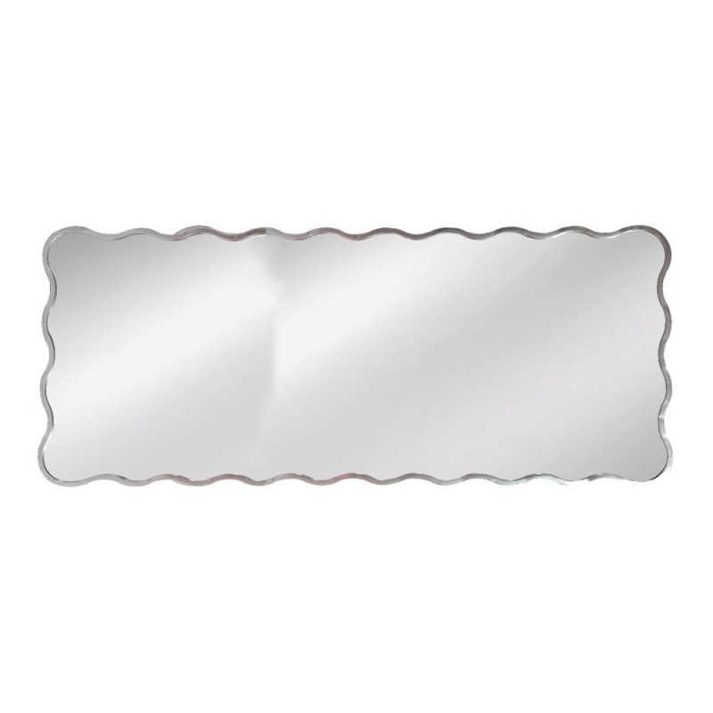 Artekko Dia Ασημί Μεταλλικός Καθρέπτης Τοίχου (80x2.5x180)cm