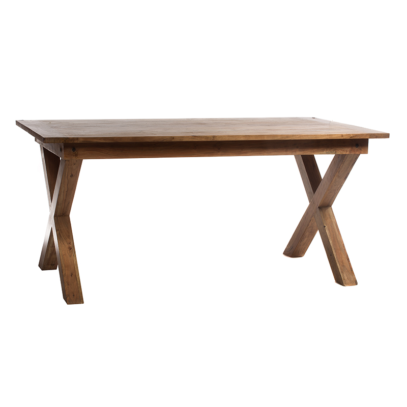 Artekko Attari Ξύλινο Τραπέζι σε Μελί Απόχρωση (140x80x76)cm