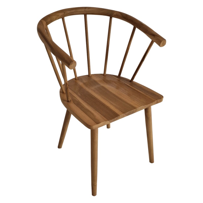 Artekko Munggur Ξύλινη Καρέκλα σε Φυσική Απόχρωση (58x55x86)cm