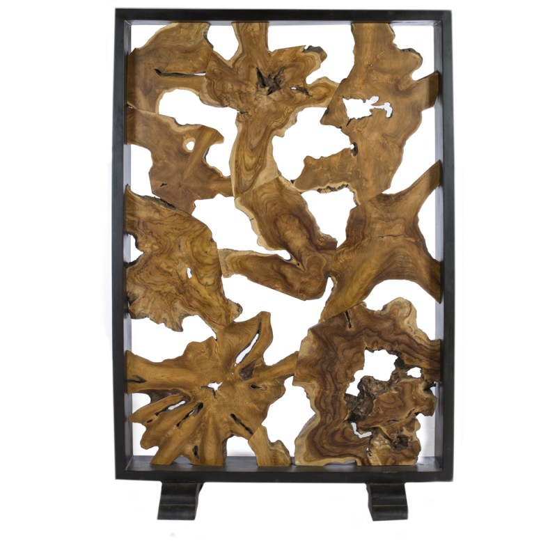 Artekko Solida Ξύλινο Διακοσμητικό Διαχωριστικό Παραβάν (140x50x205)cm