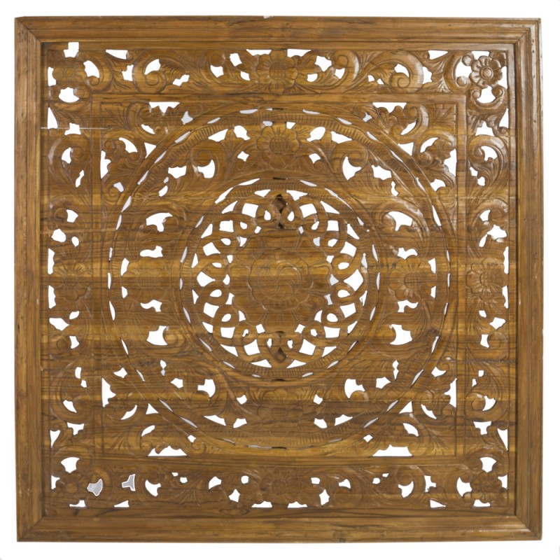 Artekko Panel Ξύλινο Σκαλιστό Διακοσμητικό Τοίχου Πάνελ (160x160x5)cm