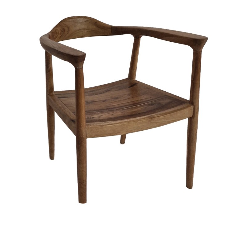 Artekko Munggur Ξύλινη Καρέκλα σε Φυσική Απόχρωση (58x50x70)cm