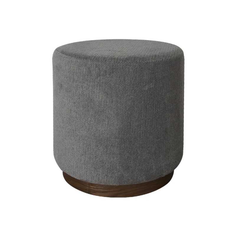 Artekko Cloud Γκρι Υφασμάτινο Σκαμπό (Φ41x44)cm