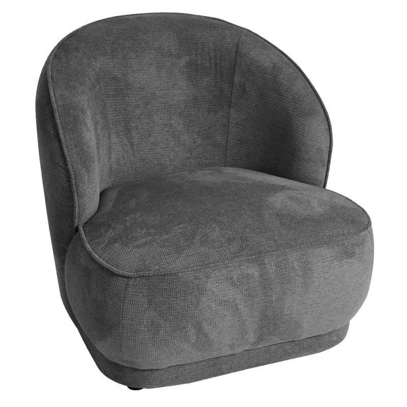 Artekko Cloud Γκρι Υφασμάτινη Πολυθρόνα (78x81x74)cm