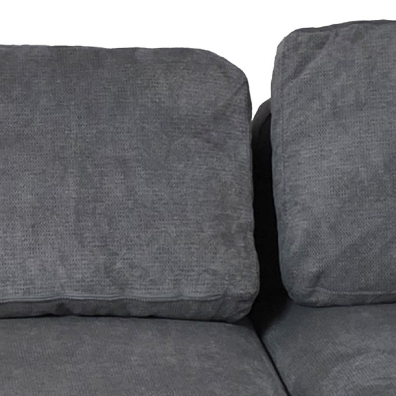 Artekko Cloud Γκρι Υφασμάτινος Πολυμορφικός Γωνιακός Καναπές με 3 Ανεξάρτητα Κομμάτια (98x95x68)cm (80x93x68)cm (92x157x68)cm 3pcs