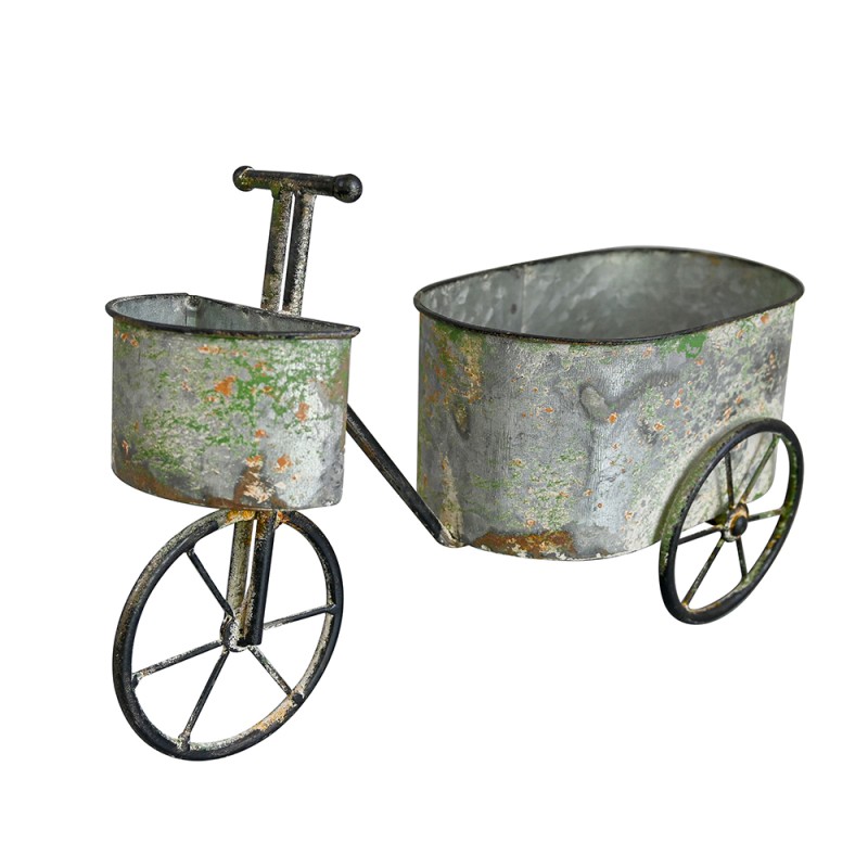 Artekko Planter Πράσινο Μεταλλικό Ποδήλατο Κασπώ (41x15x22)cm