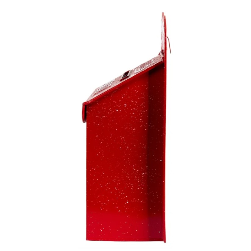 Artekko Xmas Mailbox Κόκκινο Μεταλλικό Γραμματοκιβώτιο (26x12x35)cm