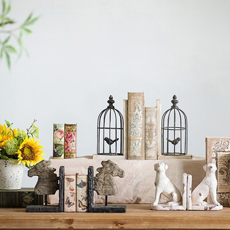 Artekko Βιβλιοστάτες διακοσμητικοί "Horse head" Σετ/2