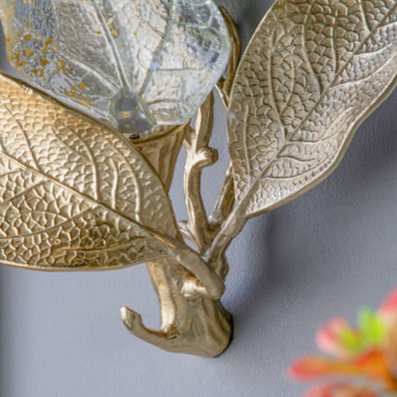 Artekko Leaves Φωτιστικό Επιτραπέζιο Μέταλλο Χρυσό (47x43.2x26.7)cm