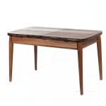 Artekko Irodsups Τραπέζι Επεκτεινόμενο Χρώμα Walnut (130x80x75)cm