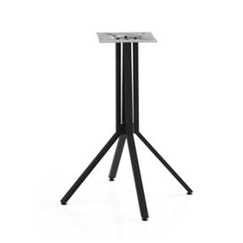 Artekko Dro Βάση Τραπεζιού Μεταλλική Μαύρη 4 Πόδια (196x76x5)cm