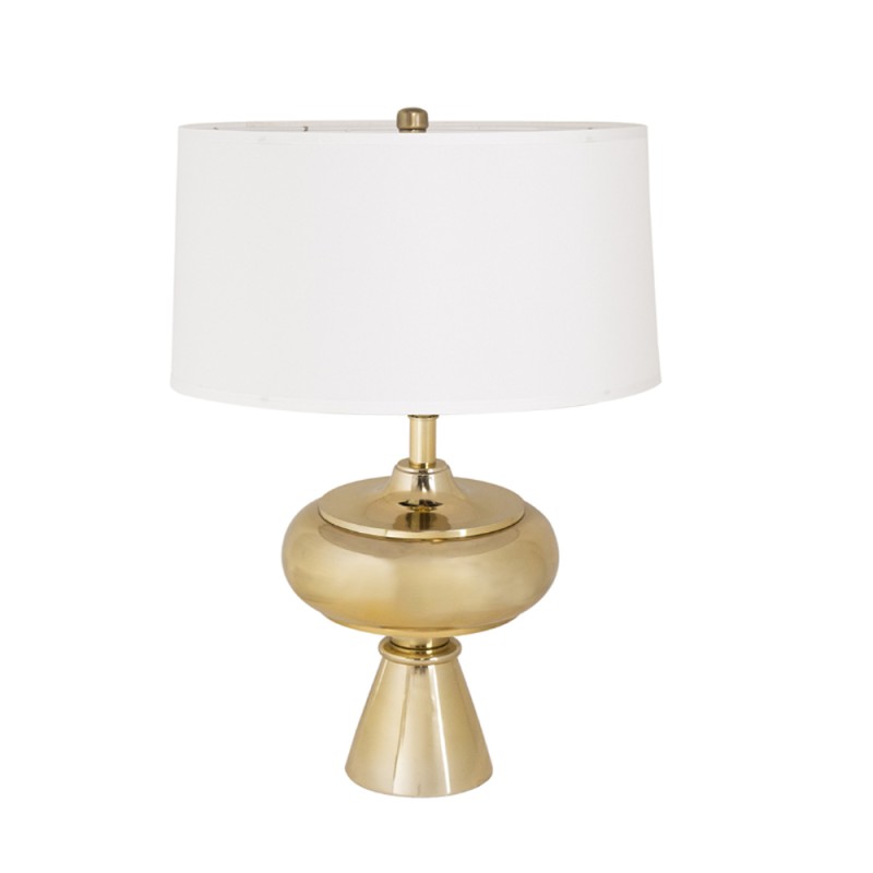 Artekko Finix Φωτιστικό Επιτραπέζιο Μέταλλο Ύφασμα Χρυσό (45.7x45.7x64.8)cm