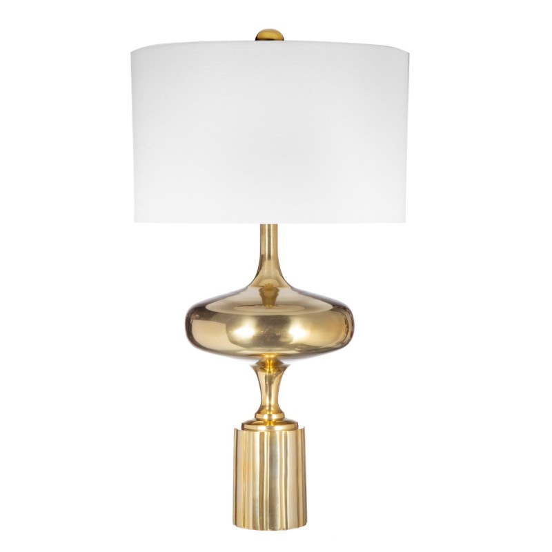 Artekko Finix Χρυσό Μεταλλικό Επιτραπέζιο Φωτιστικό (45.7x45.7x85)cm