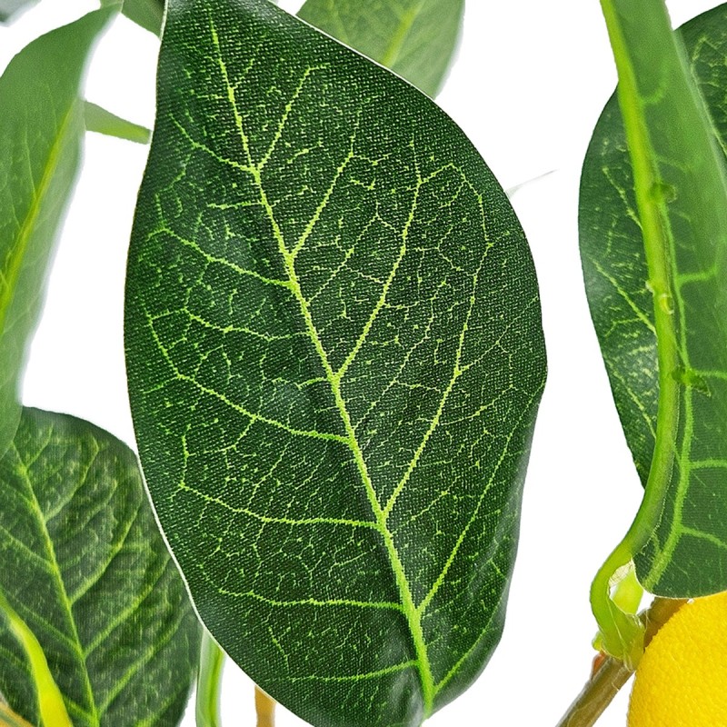 Artekko Lemon Tree Πράσινο Τεχνητό Δέντρο Λεμονιάς σε Μαύρη Γλάστρα (30x30x80)cm