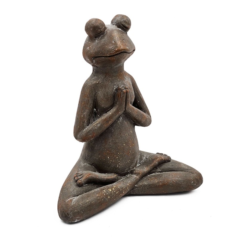 Artekko Animal Καφέ Διακοσμητικός Βάτραχος από Μαγνήσιο (30x18x34)cm