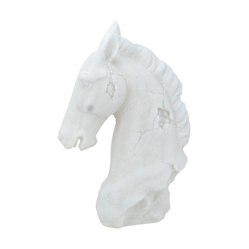 Artekko Horse Λευκό Διακοσμητικό άλογο Ρητίνης (27x17.5x39.5)cm
