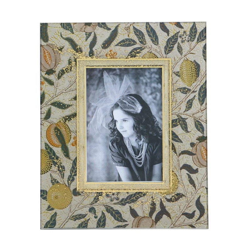 Artekko Zenn Πολύχρωμη Γυάλινη Κορνίζα για Φωτογραφία 4Χ6" (18.5x22.5x1.5)cm