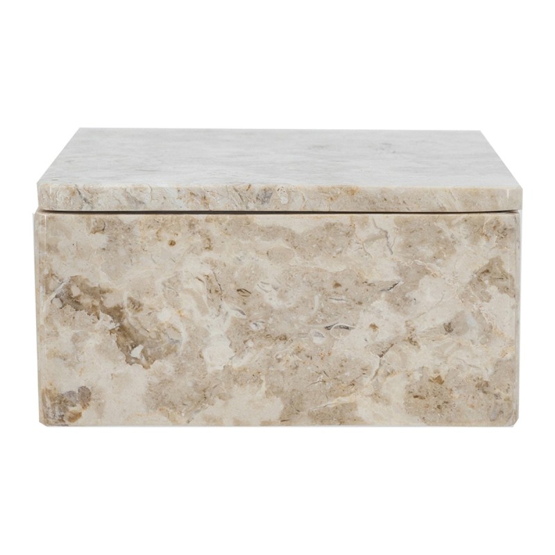 Artekko Marble Μπεζ Μαρμάρινη Κοσμηματοθήκη (20x15x7)cm
