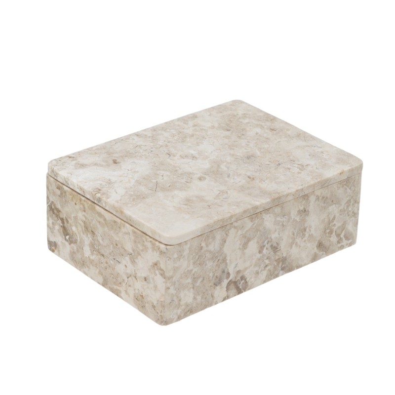Artekko Marble Μπεζ Μαρμάρινη Κοσμηματοθήκη (20x15x7)cm