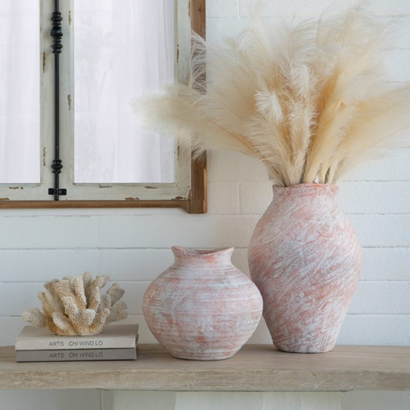 Artekko Candia Βάζο από Τερακότα (26x26x23)cm