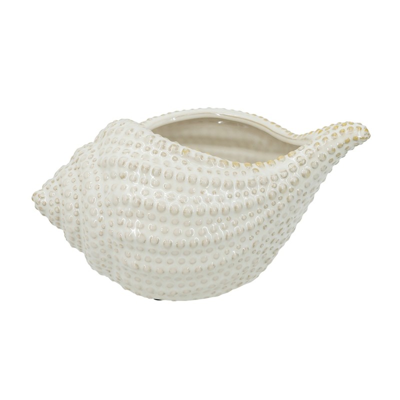 Artekko Andes Λευκό Κεραμικό Κασπώ (24x16.5x14)cm