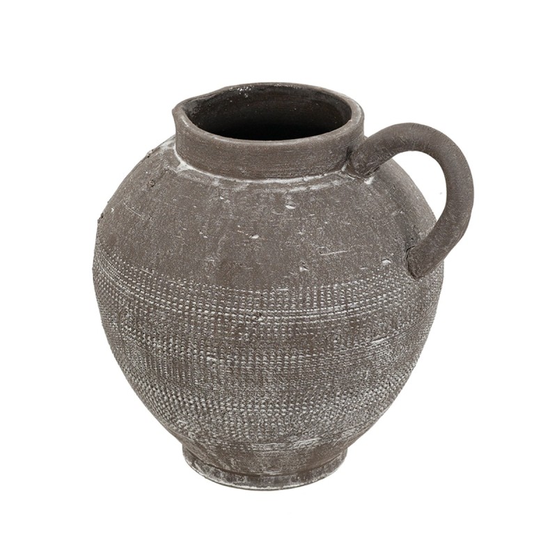 Artekko Antique Κεραμικό Βάζο σε Μαύρη Πατίνα (20.3x17.2x19.2)cm